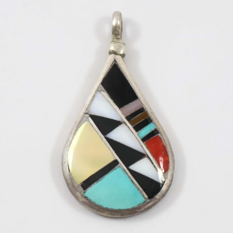 1960s Zuni Inlay Pendant