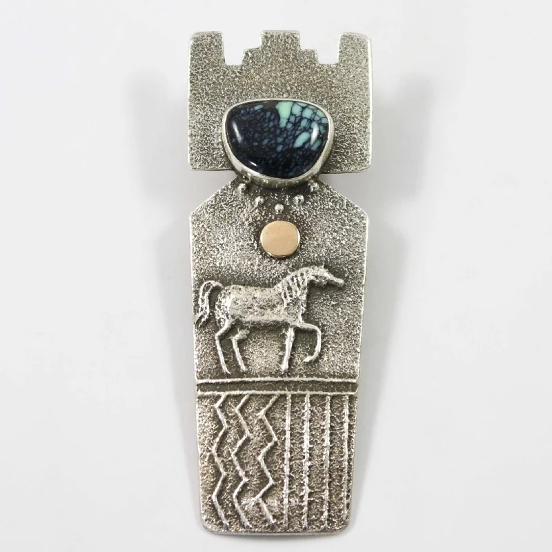 New Lander Turquoise Pendant