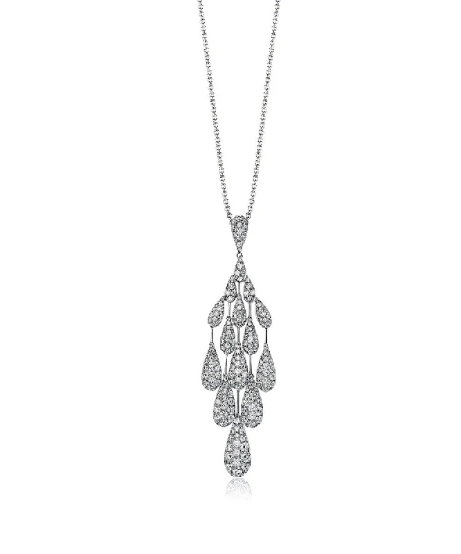 Diamond Chandelier Pendant Necklace