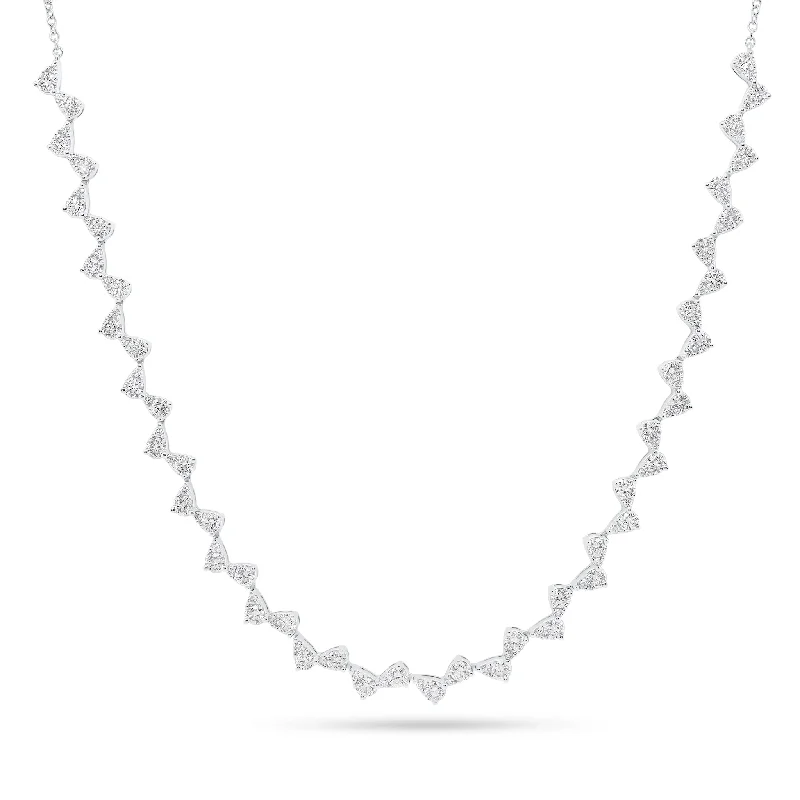 Diamond Zigzag Fashion Necklace