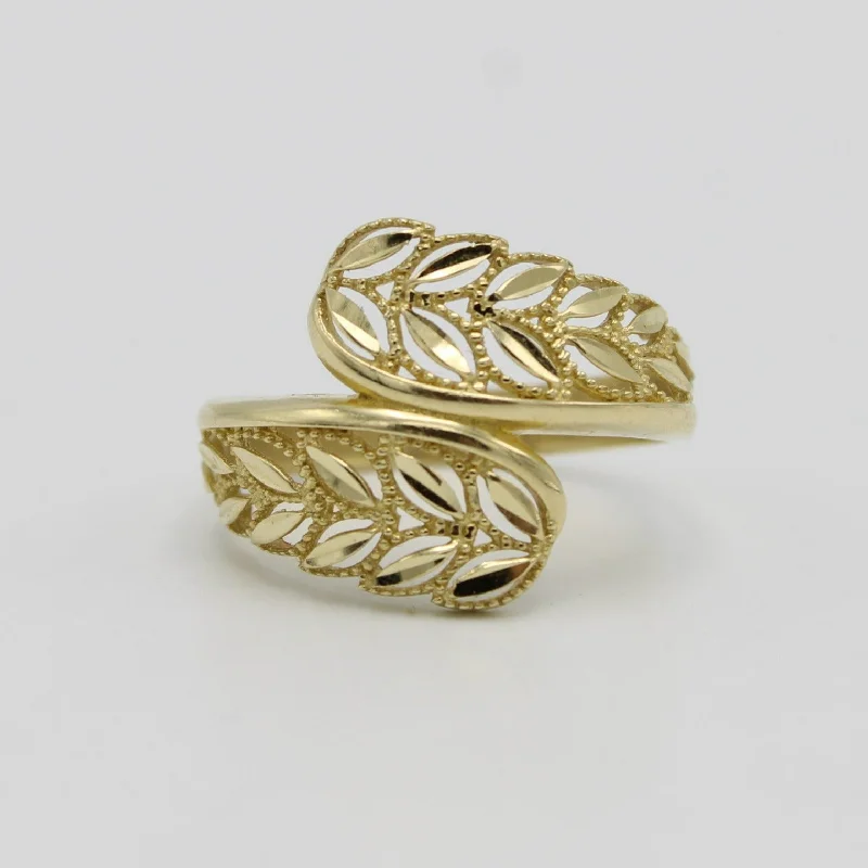 14k Fancy Ring Yellow Gold