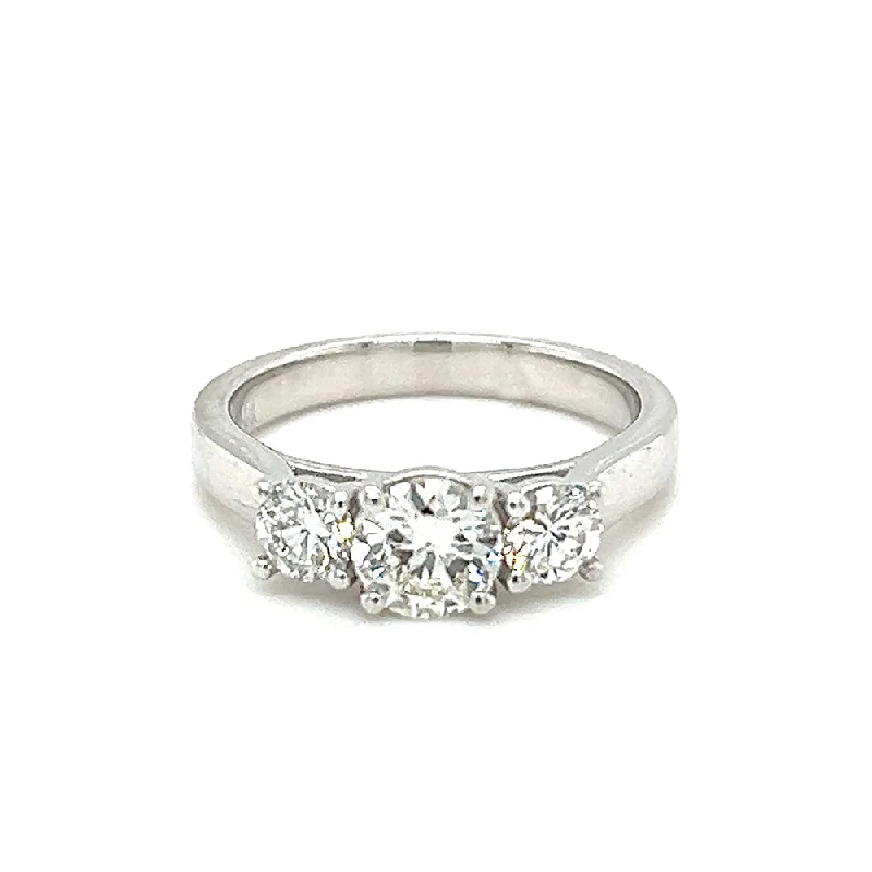 3 Stone Diamond Engagement Ring