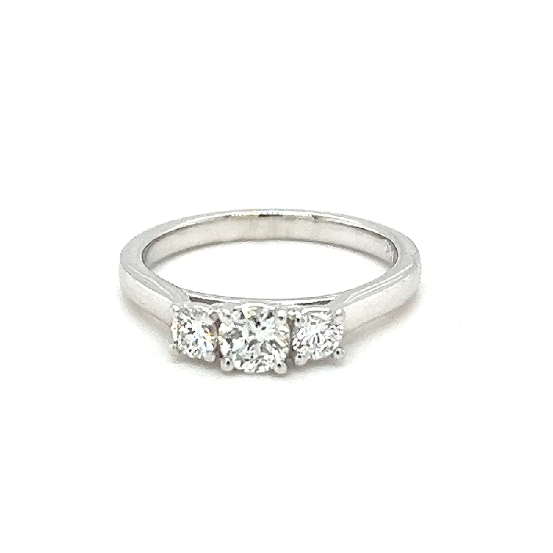 3 Stone Diamond Engagement Ring