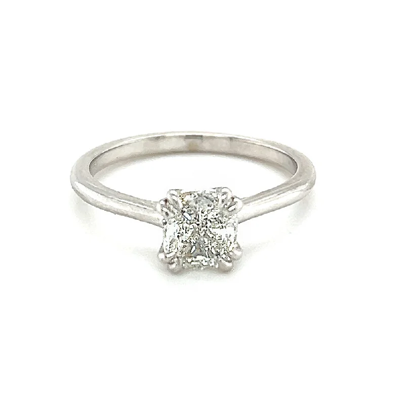 1.01 Carat Cushion Cut Diamond Engagement Ring