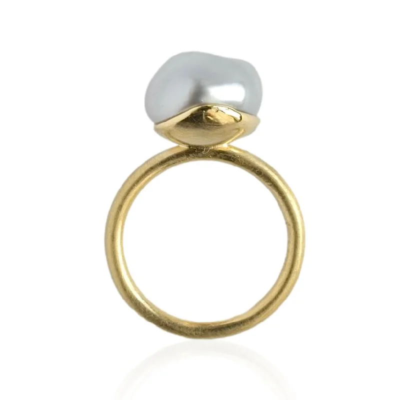 Cloud Tahitian Pearl Ring