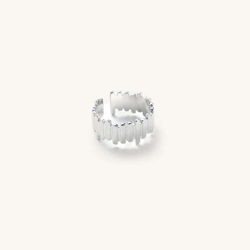 Georgie Silver Adjustable Ring