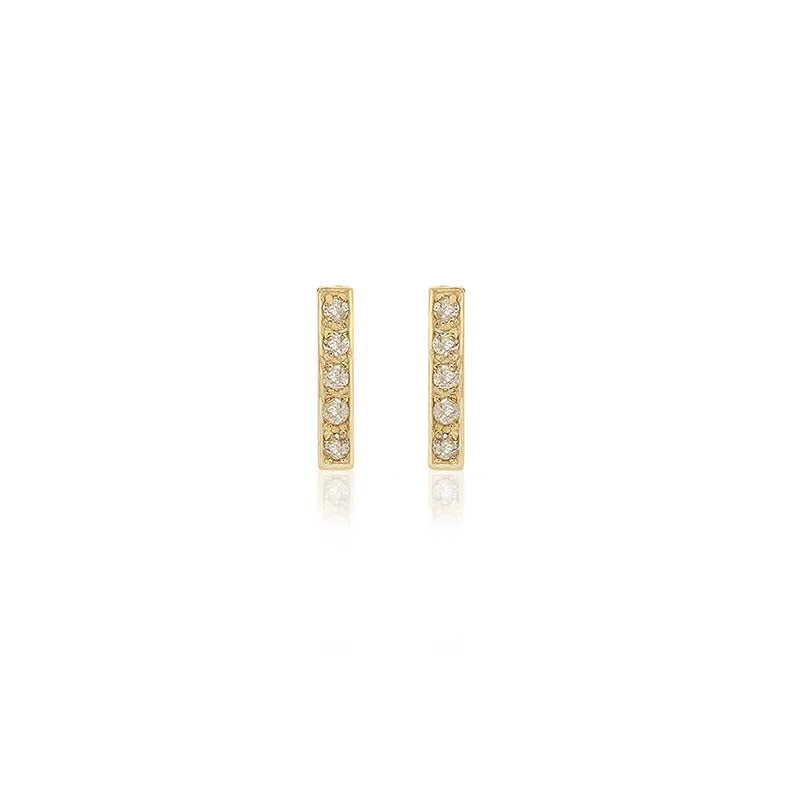 Diamond Bar Studs