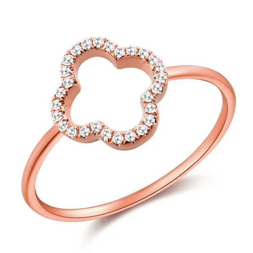 Diamond Clover Ring