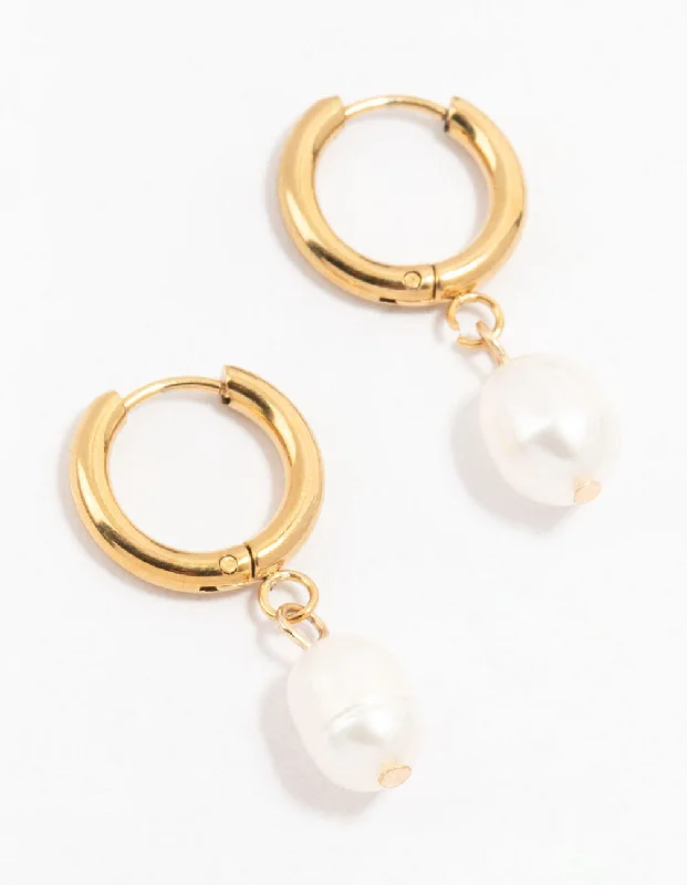 natural garnet gemstone ring Gold Plated Stainless Steel Freshwater Pearl Drop Huggie Earrings natural garnet gemstone ring Gold Plated Stainless Steel Freshwater Pearl Drop Huggie Earrings