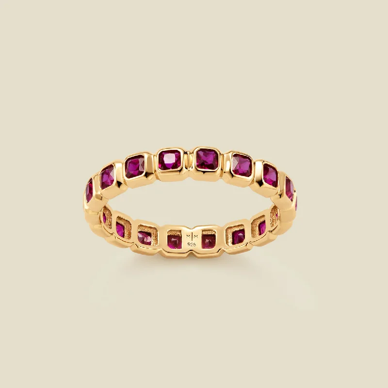 July Birthstone Eternity Ring