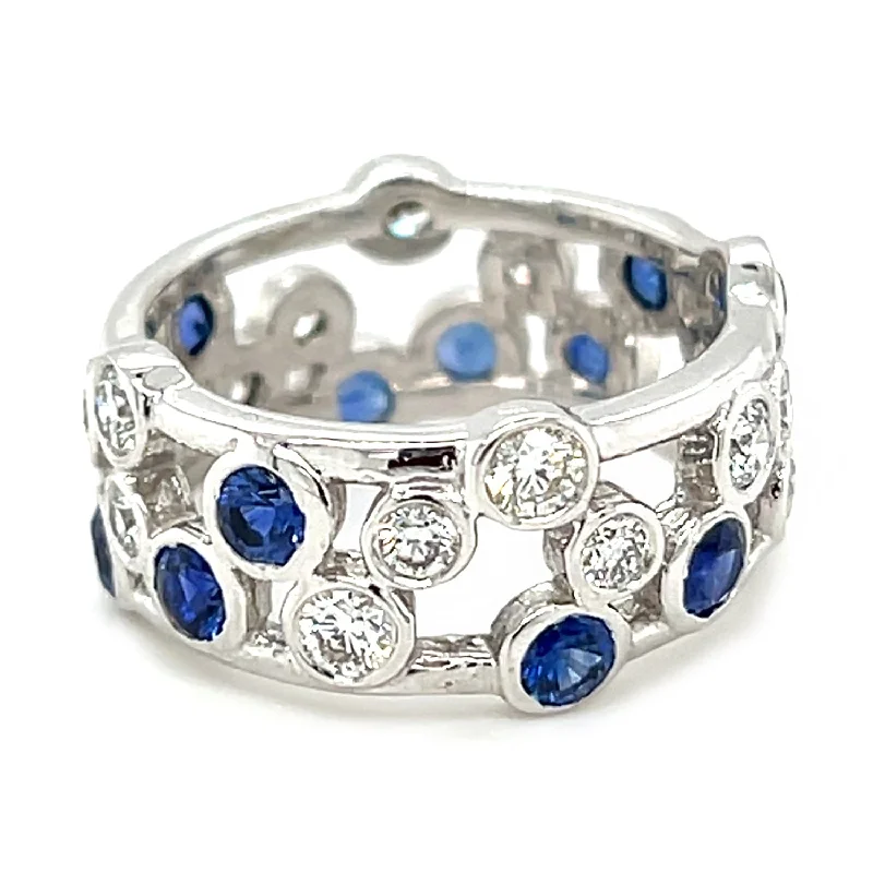 Sapphire and Diamond Ring