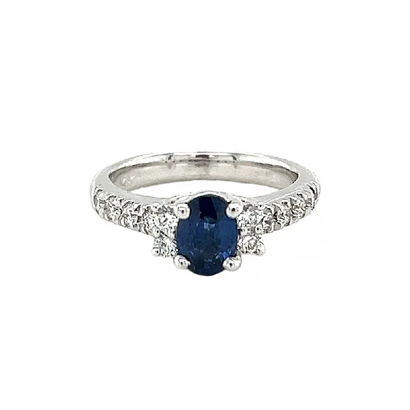 Sapphire and Diamond Ring