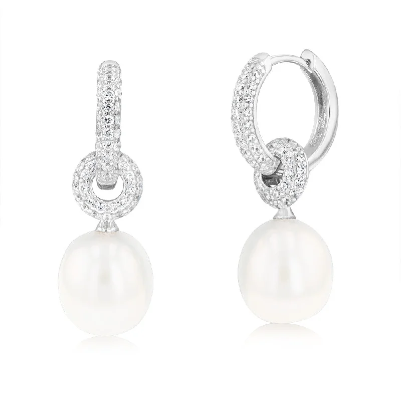 customized infinity bracelet Sterling Silver Rhodium Plated 10.5-11mm Drop Fresh Water Pearl And Zirconia Earrings customized infinity bracelet Sterling Silver Rhodium Plated 10.5-11mm Drop Fresh Water Pearl And Zirconia Earrings