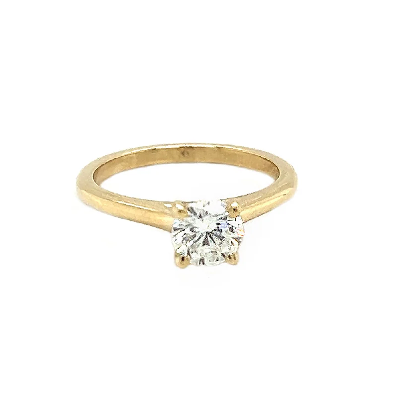 0.81 Carat Diamond Solitaire Engagement Ring