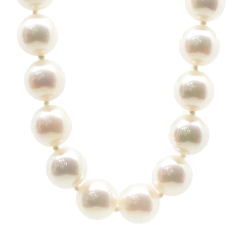 14 Karat Yellow Gold Cultured Pearl Collar Necklace