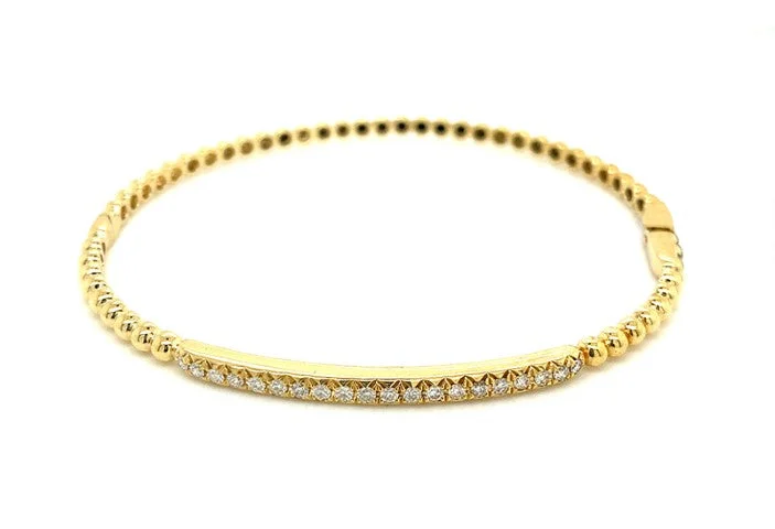 18KY Diamond Bangle Bracelet