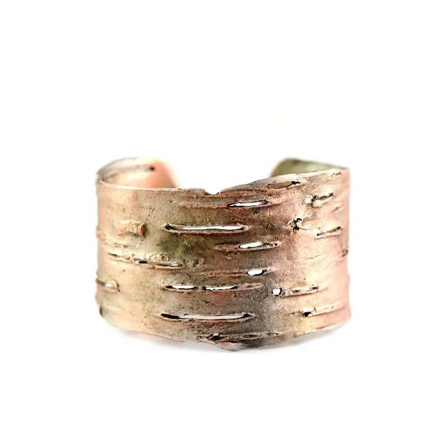 Birch Bark Cuff Bracelet