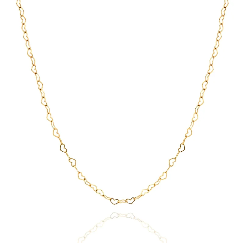 Joyful Hearts Layering Necklace in Gold and Silver