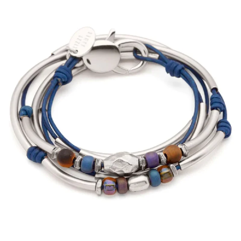 Lizzy James Cable Beach Silver 2-Strand Bracelet