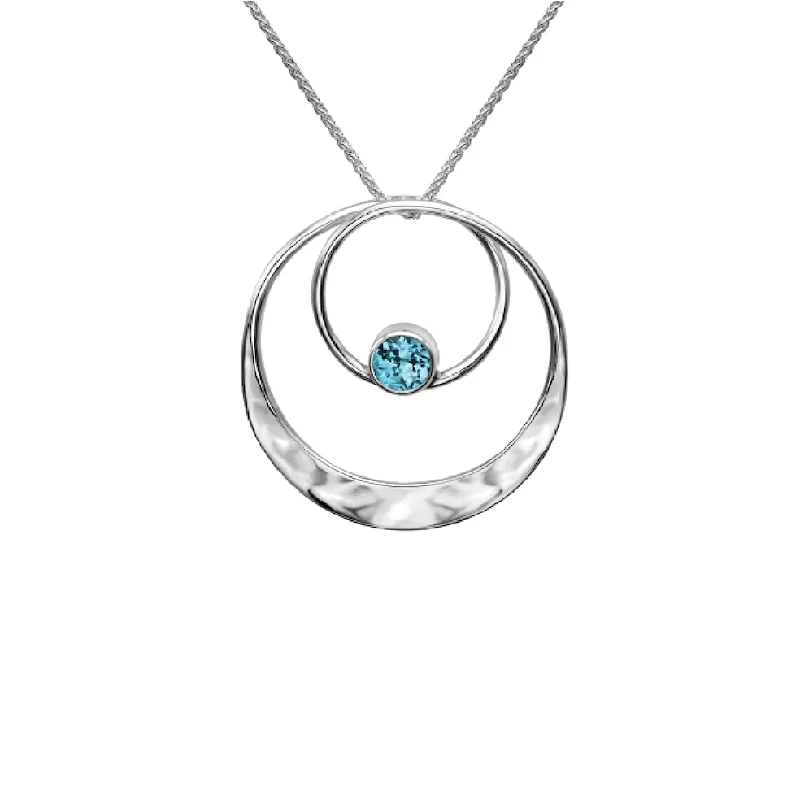 Juliet Pendant with Blue Topaz