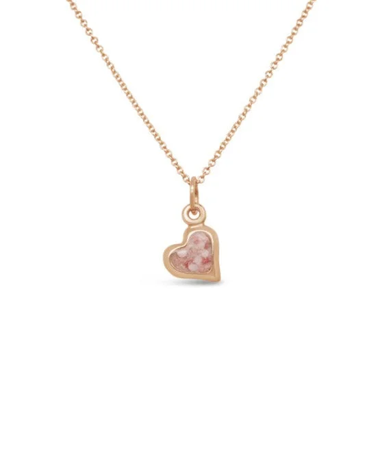 Splash ~ Heart (Small) Pendant in Gold