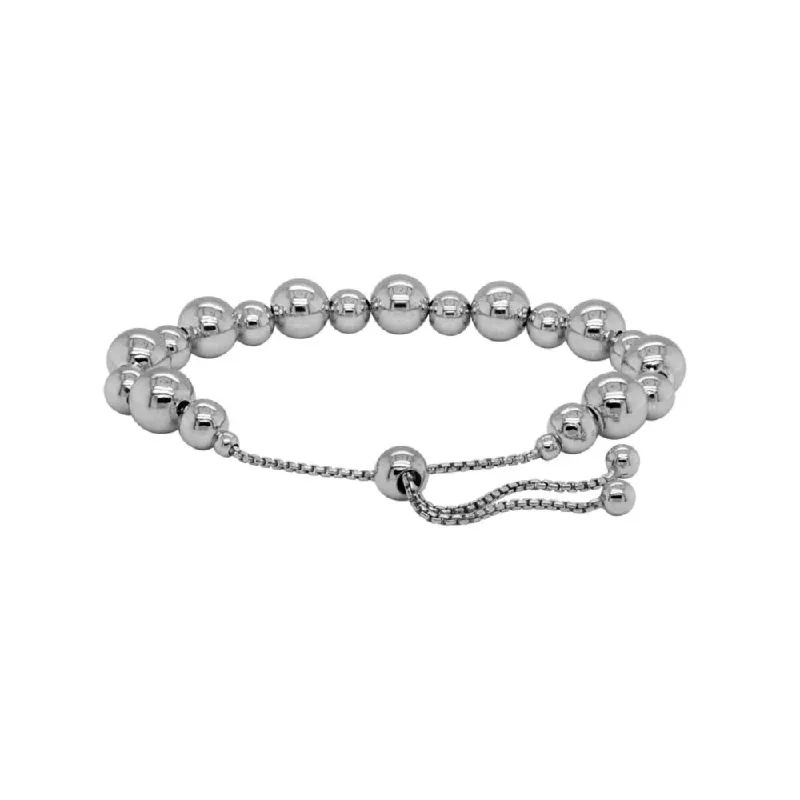 Sterling Silver Beaded Bracelet