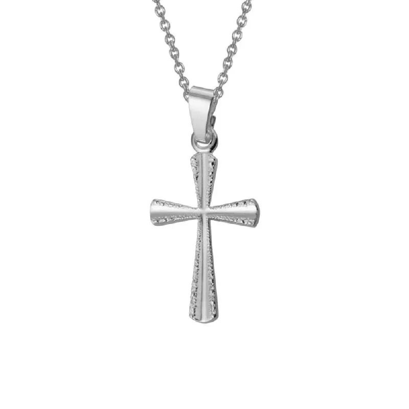 Sterling Silver Cross Pendant Necklace